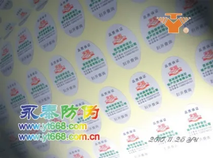 Digital anti-counterfeiting label