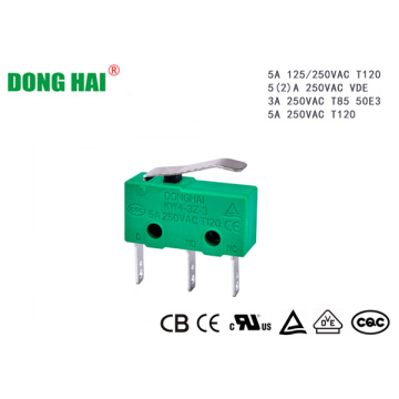 Compresor de aire con microinterruptor subminiatura