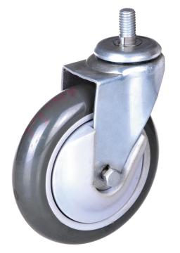 4incn 5inch PP/PU elevator Swivel Caster
