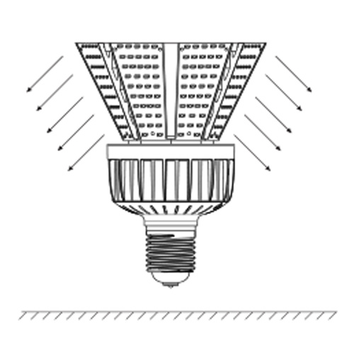 E40 20w Led Corn Bulb 26000lm 5000k