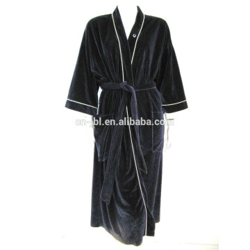 Polyester velvet bathrobe for Men and Women