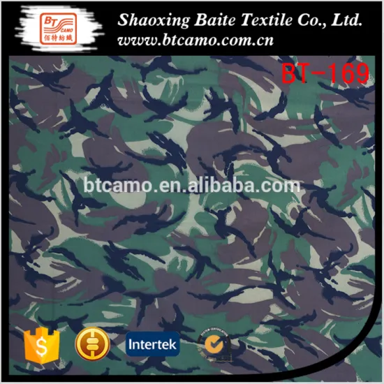 Printing fabric woven camouflage fabric for miltary uniform BT-169