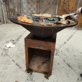 Top sales corten steel fire pit barbecue barbecue