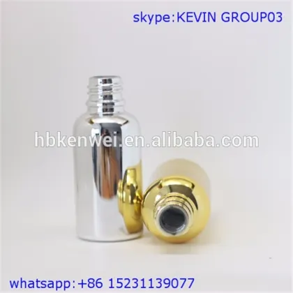 bottle pipet seal 30ml gold color bottle with 18mm mouth childproof cap