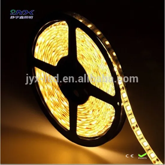 outdoor warm white led strip light waterproof 5050 smd 5m 300led 60led/m wearable led strips lighting DC12v 14.4w