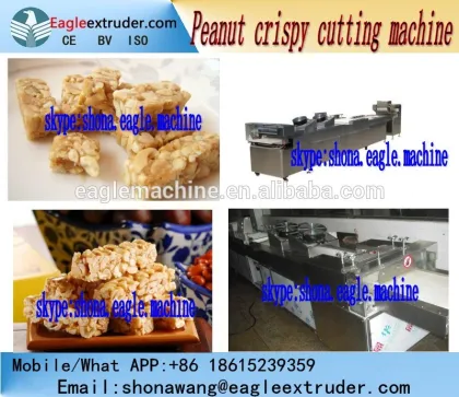 Crispy peanut /candy/nut/seasame bar cutting making machine equipment