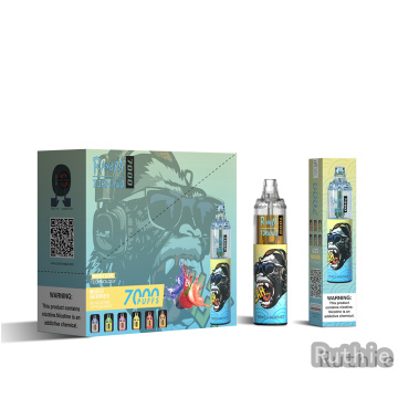 RandM 7000puffs Mango On ice