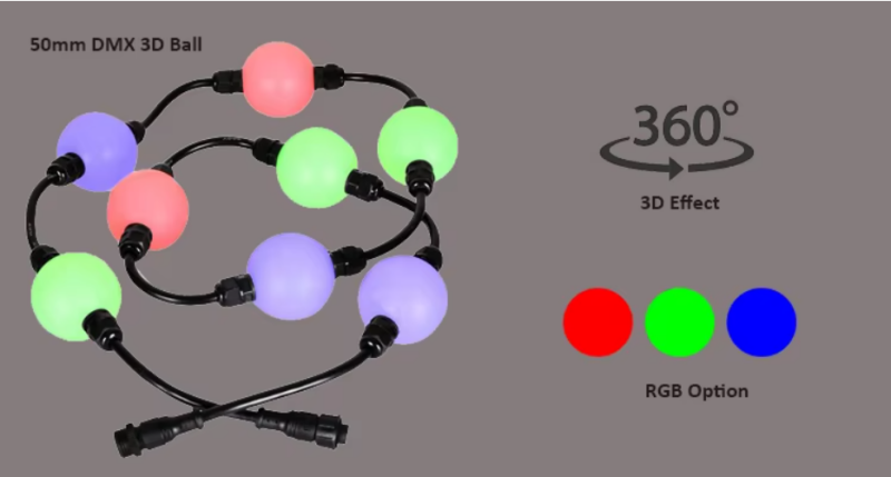 50mm DMX 3D Ball