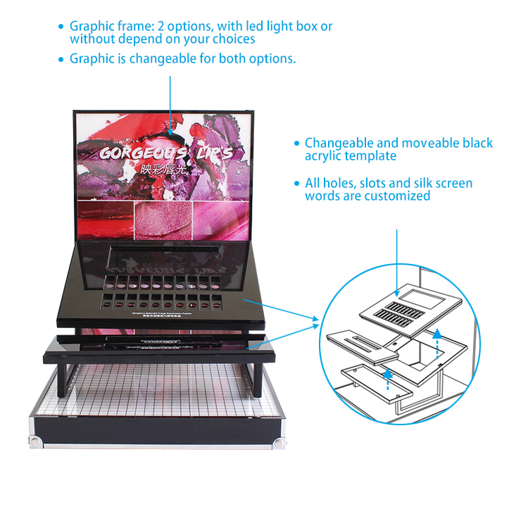 cosmetic display rack