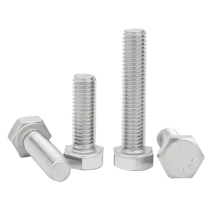 Stainless steel hexagonal bolt fasteners