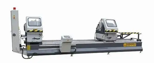 CNC Double head saw for aluminum profiles window and door machine
