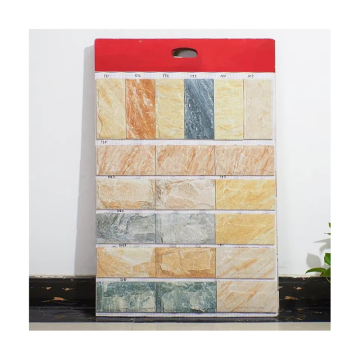 Antique 3D Concave Convex Ceramic Porcelain Tiles 100x200mm Outdoor Antibacterial