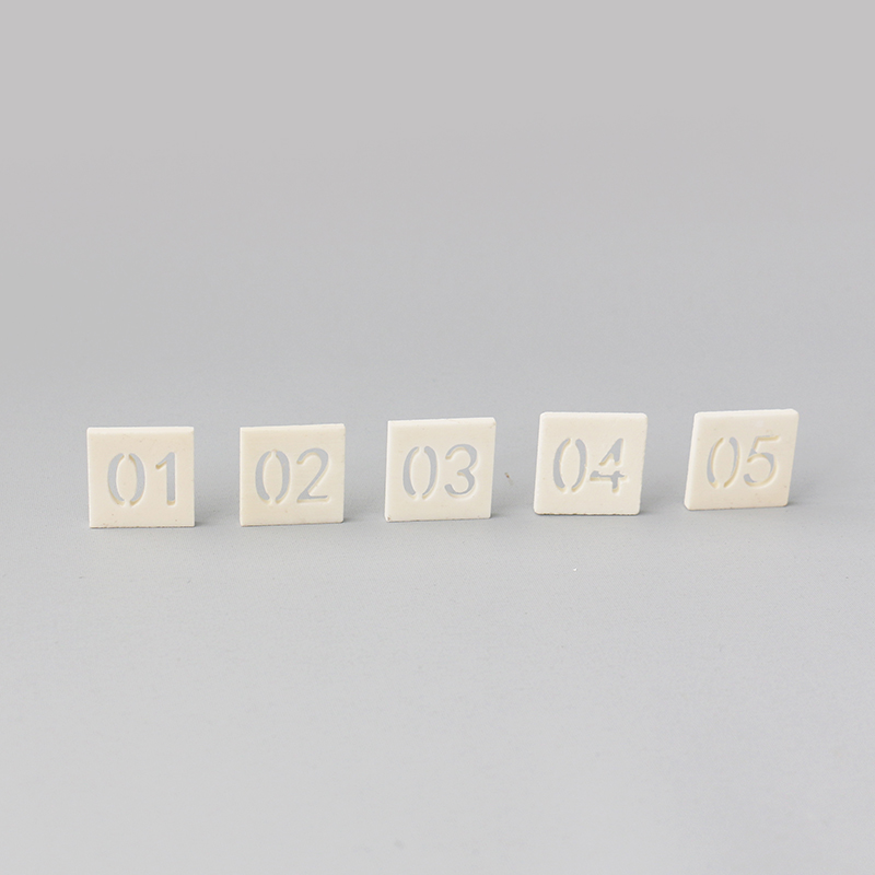 Square Ceramic Number Platten zum Verkauf