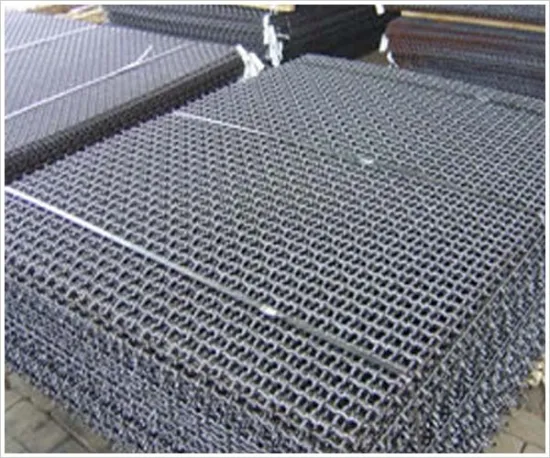 Mine Sieving Mesh Weave Pattern