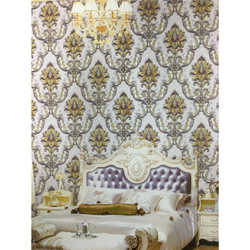 106cm good quality damask Wallpaper for Home Decoration