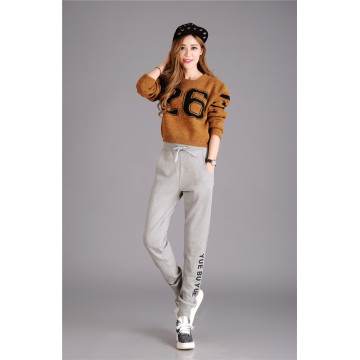 Full length sport trousers women jogger pants