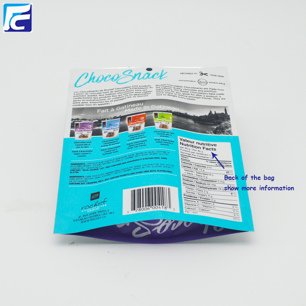 Plastic Cashew Nut Packaging Bag