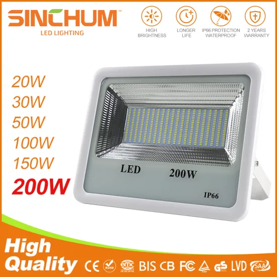 high brightness outdoor parking garage 200w soccer field led flood lighting