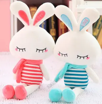 Lovely Striped Rabbit Plush Toy For Children