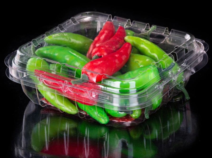 Fruit clamshell packaging box