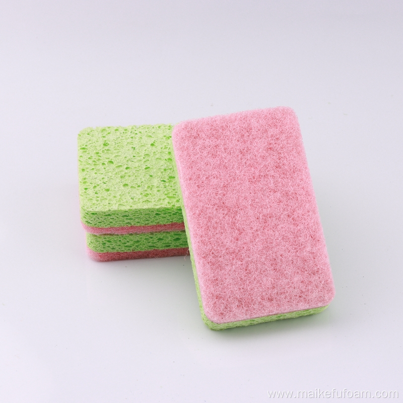 Cellulose Sponge double-sided washing sponge for cleaning