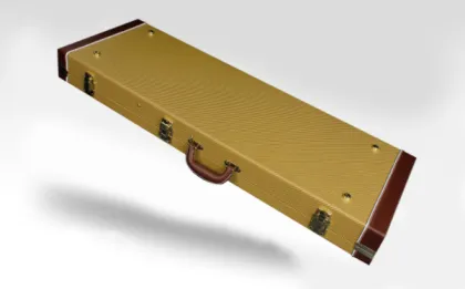 Rectangle Shaped Tweed Hardshell Guitar Case for Strat/Tele/LP/PRS Models