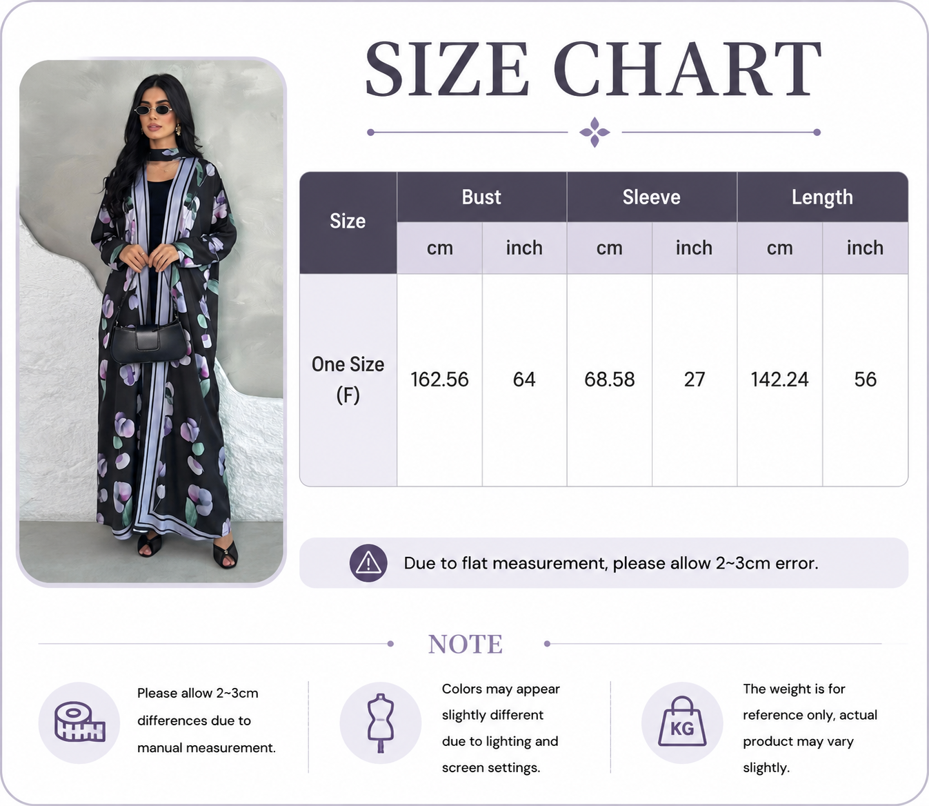 Floral Print Open Abaya With Matching Headscarf