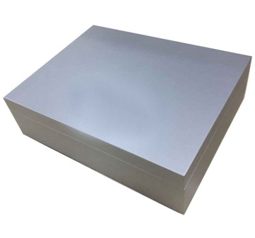 Silver Wooden MDF Gift Facking Box Logo Logo