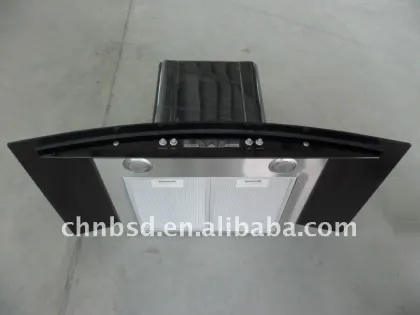 kitchen hood, range hood (900mm, fully black body )