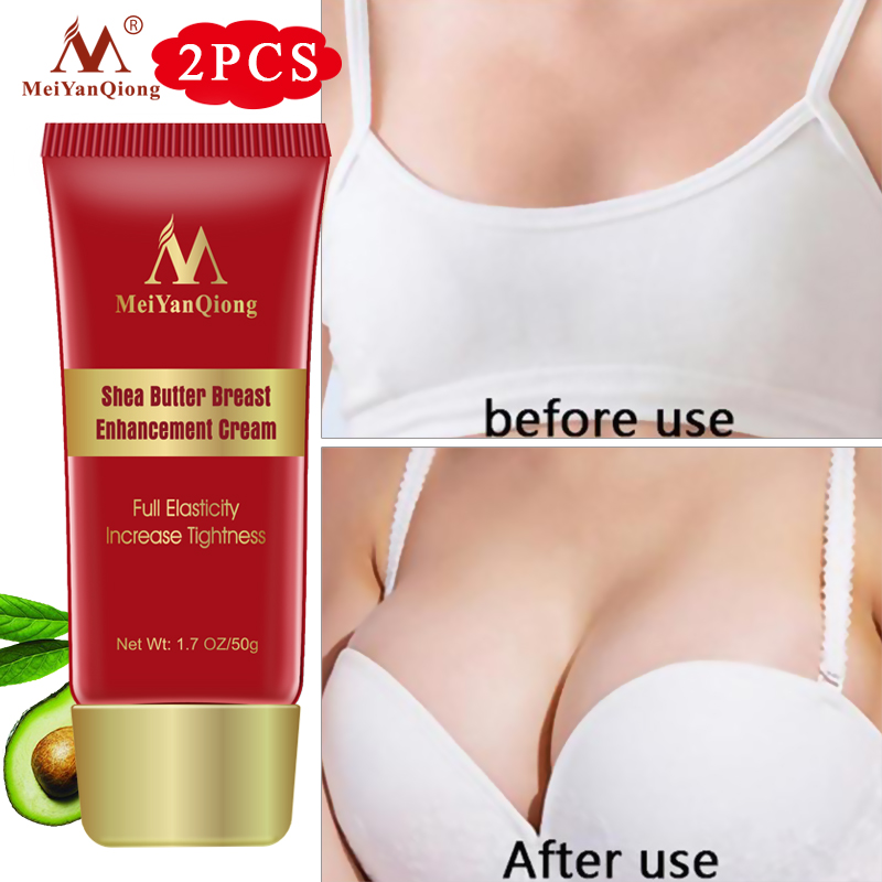 2pcs Shea Butter Breast Enhancement Cream Breast Enhancement Improves Firmness Big Bust Breast Enhancement Cream Breast Care