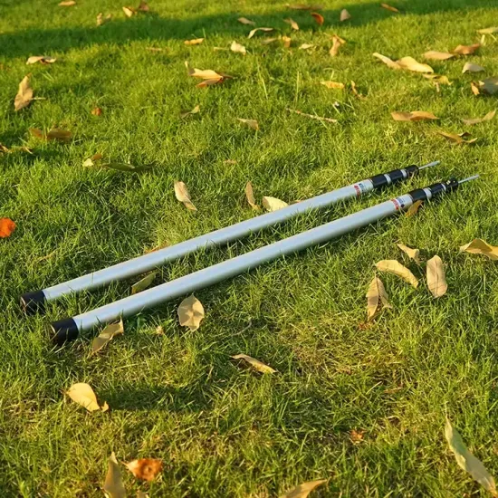 Customized Adjustable Aluminum Telescoping Tarp Poles for High-Quality Chinese Tents