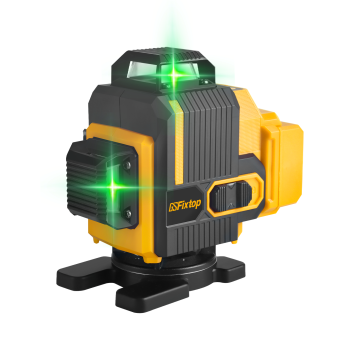 GSFIXTOP Long Battery Life 360 Rotating Dustproof Waterproof Green Cross Laser Level