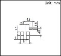 Interruttore a montaggio superficiale da 1,9 mm