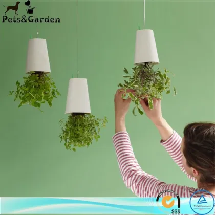Unique upside-down planter Indoor house pot plant, PP material flower pots