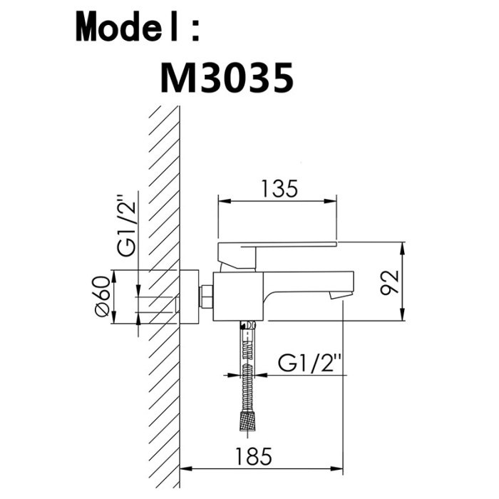 Premium Zinc Alloy Shower Valve