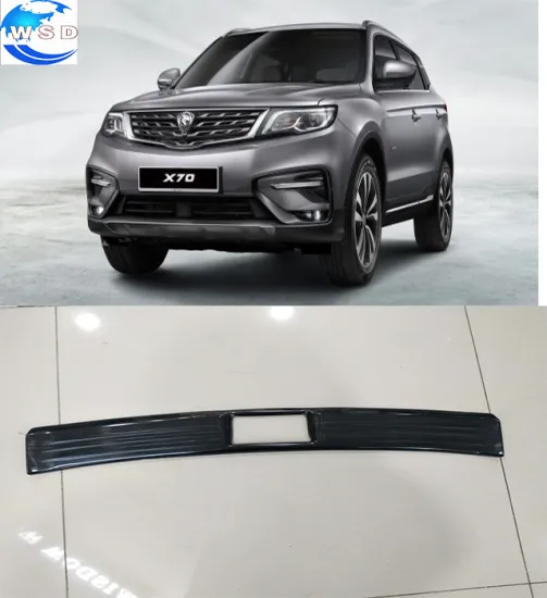 Stainless Steel Inner Rear Bumper Foot Plate Guard for GEELY BOYUE & PROTON X70 (2018) Car Accessories