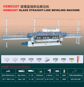 China Manufacturer of Glass Straight-Line Beveling Machine
