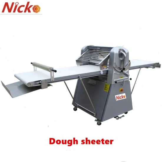 590mm PU Belt Full Stainless Steel Bread Croissant Cake Pizza Dough Sheeter