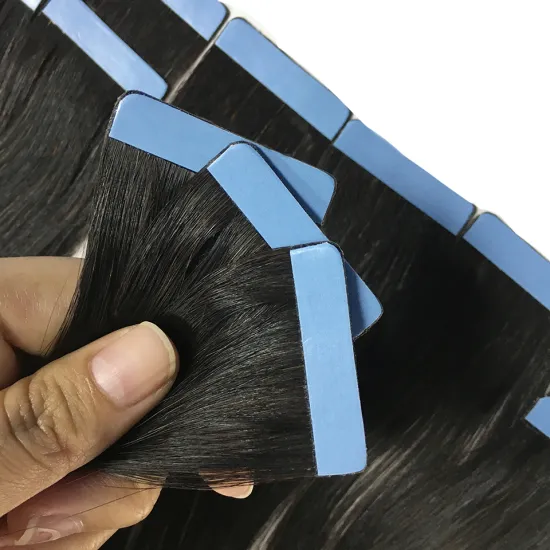 100% Real Remy Skin Weft Brazilian Human Hair Tape-In Extensions