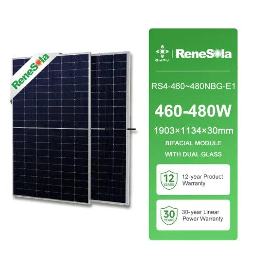 Renesola High-Power 460W Monocrystalline Bifacial Dual Glass Solar Panels: Enhancing Your Renewable Energy Solutions