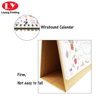 Custom Daily Desk Calendar 2026 Printable