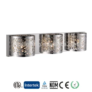 Crystal lighting for bedroom, bedside wall lamp for hotel,wall mounted