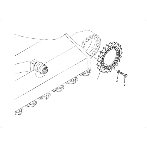 Dozer Parts D475A-5 BOGIE MAJOR 198-30-66111