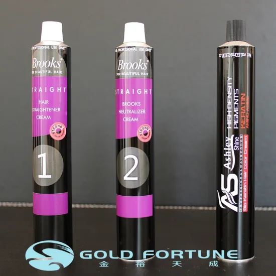 Aluminum Hair Care Tube Cosmetic Packaging