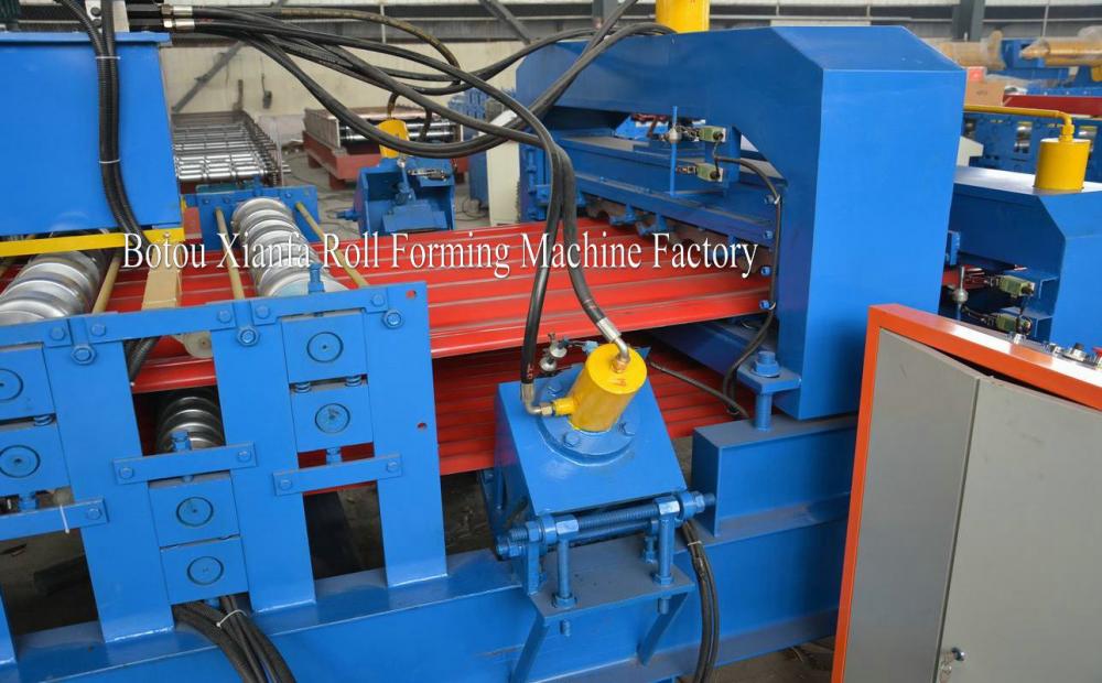 Double Corrugated Rood Sheet Metal Roll Forming Machine