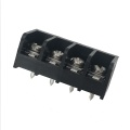 Connecteur de bornes de barrière noir de 9,5 mm PCB Black Barrière