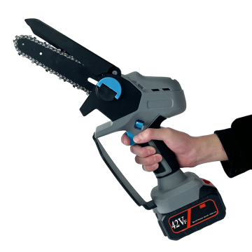 Portable Brushless Wood Cutter: Mini Electric Cordless Chainsaw with Lithium Battery