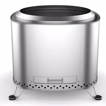19.6-Inch Stainless Steel Bonfires Brazier Stove Smokeless Wood Burning Camping Fire Pit