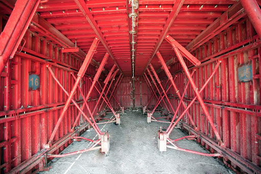 Moule de galerie de tuyau préfabriqué en béton de bâtiment de pont