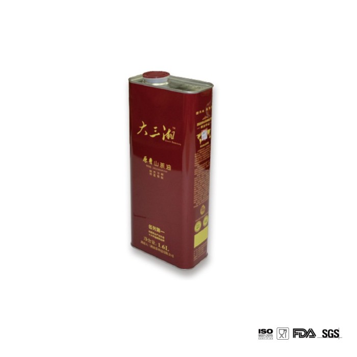DADI 1.5L Olive Oil Packaging Food-Grade Rectangular Can